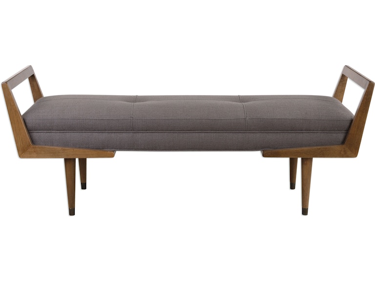 Uttermost Living Room Waylon Mid-Century Modern Bench 23388 At Norwood Furniture