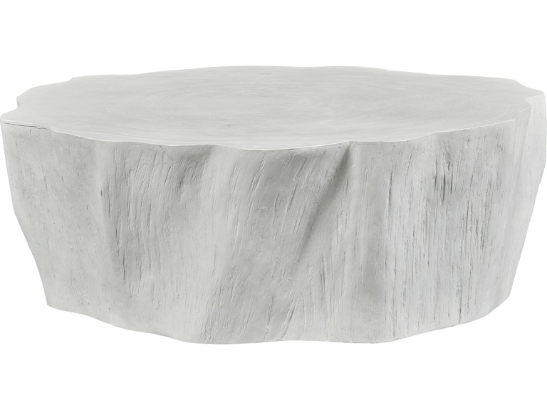 Uttermost Living Room Woods Edge White Coffee Table 24432 at Norwood Furniture