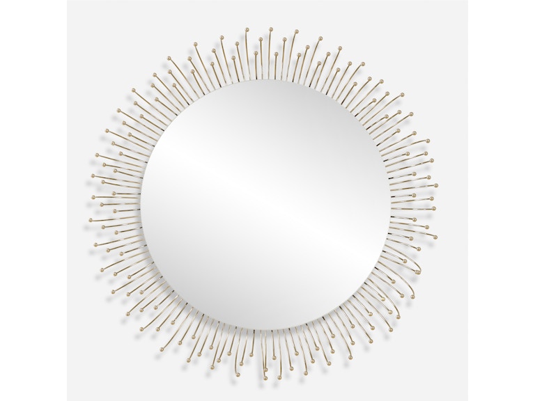 Uttermost Mirrors Aga Round Gold Mirror 09985 at Norwood Furniture Uttermost Mirrors Aga Round Gold Mirror 09985 at Norwood Furniture