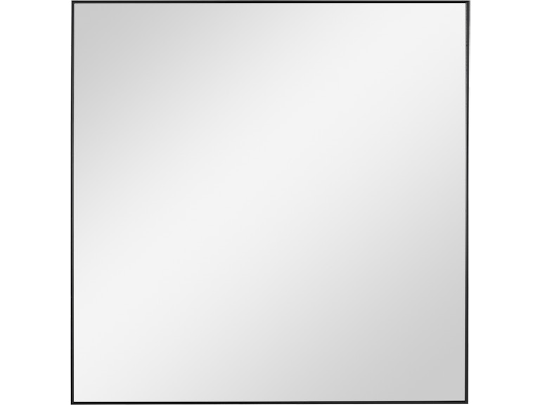 Uttermost Mirrors Alexo Black Square Mirror 09717 at Norwood Furniture