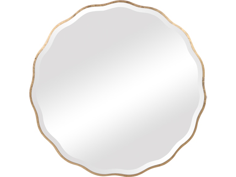 Uttermost Mirrors Aneta Gold Round Mirror 09611 At Norwood Furniture