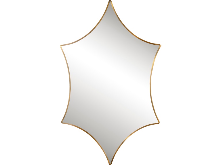 Uttermost Mirrors Aries Gold Mirror 09656 at Norwood Furniture
