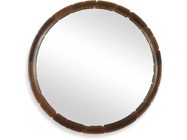 Uttermost Mirrors Auger Amber Glass Round Mirror 08259 at Norwood Furniture Uttermost Mirrors Auger Amber Glass Round Mirror 08259 at Norwood Furniture