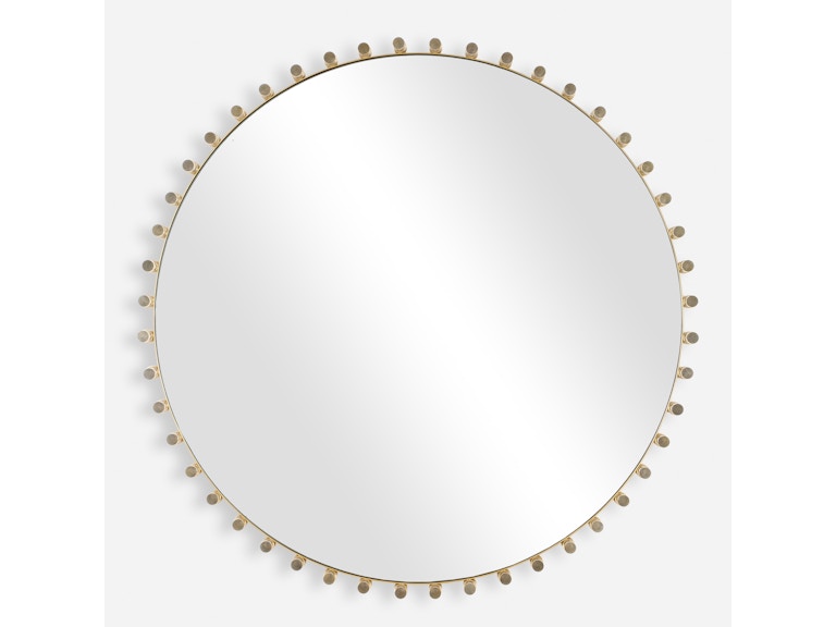 Uttermost Mirrors Avelyne Round Mirror 08219 at Norwood Furniture