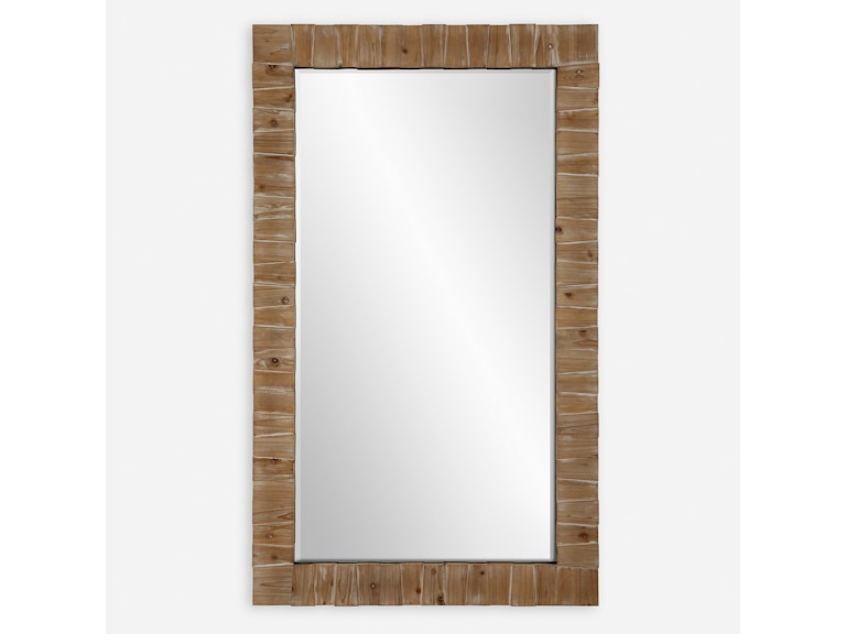 Uttermost Mirrors Ayanna Gray Washed Wood Mirror 09962 at Norwood Furniture