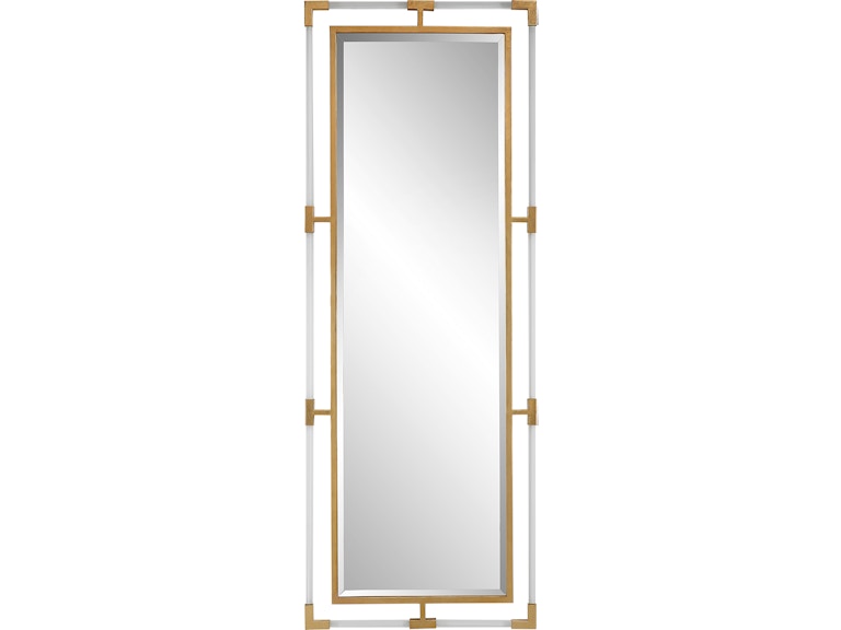 Uttermost Mirrors Balkan Gold Tall Mirror 09926 at Norwood Furniture