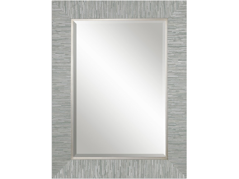 Uttermost Mirrors Belaya Gray Wood Mirror 14551 at Norwood Furniture