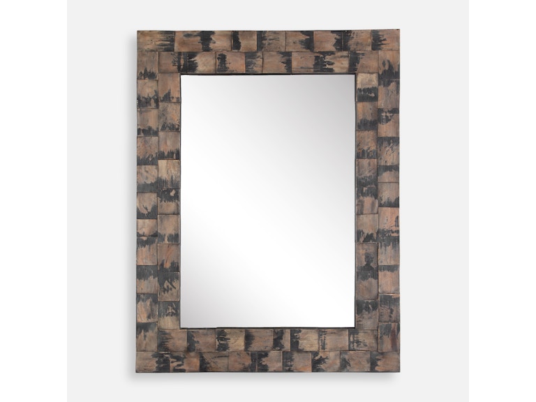 Uttermost Mirrors Burke Wooden Mirror 08214 at Norwood Furniture Uttermost Mirrors Burke Wooden Mirror 08214 at Norwood Furniture