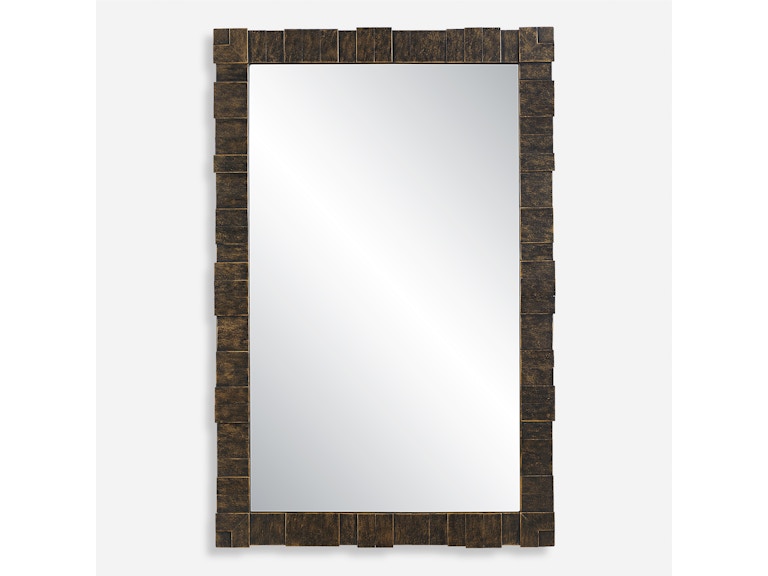 Uttermost Mirrors Bustelo Dark Bronze Mirror 08236 at Norwood Furniture