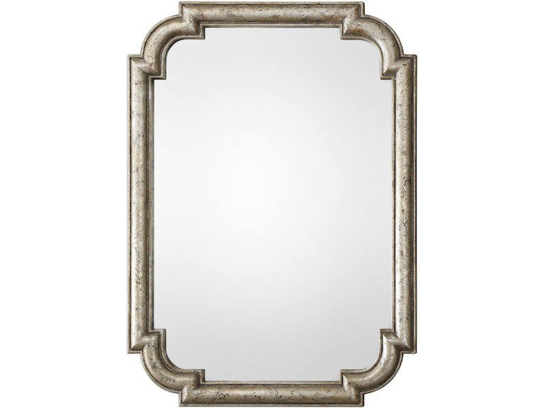 Uttermost Mirrors Calanna Antique Silver Mirror 09385 at Norwood Furniture