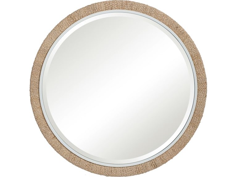 Uttermost Mirrors Carbet Round Rope Mirror 09668 at Norwood Furniture