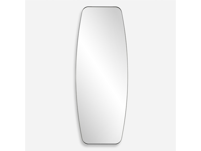 Uttermost Mirrors Caspian Curved Black Dressing Mirror 09977 at Norwood Furniture