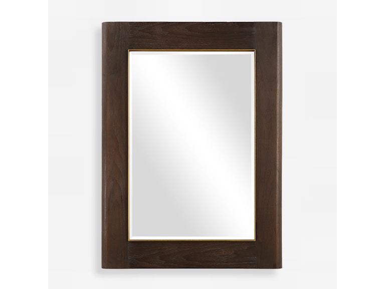 Uttermost Mirrors Catron Aged Walnut Mirror 08218 at Norwood Furniture