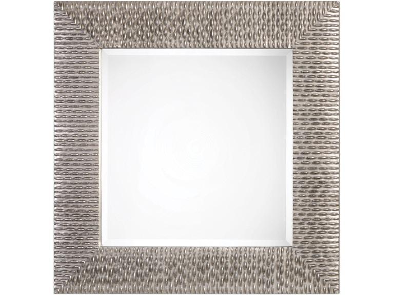 Uttermost Mirrors Cressida Distressed Silver Square Mirror 09135 At Norwood Furniture