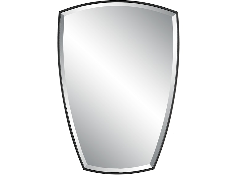 Uttermost Mirrors Crest Curved Iron Mirror 09892 at Norwood Furniture