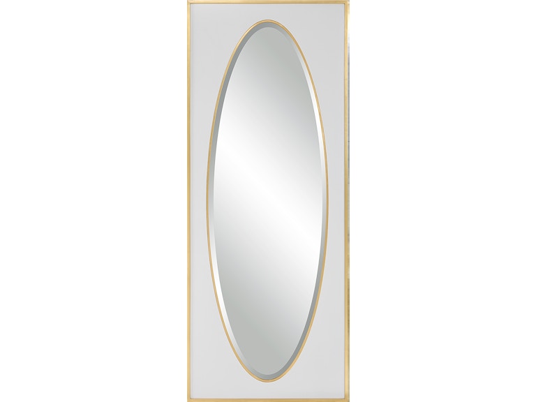 Uttermost Mirrors Danbury White Mirror 09846 at Norwood Furniture