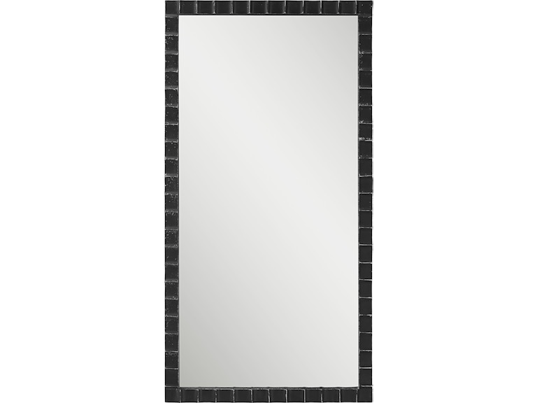 Uttermost Mirrors Dandridge Black Industrial Mirror 09780 at Norwood Furniture