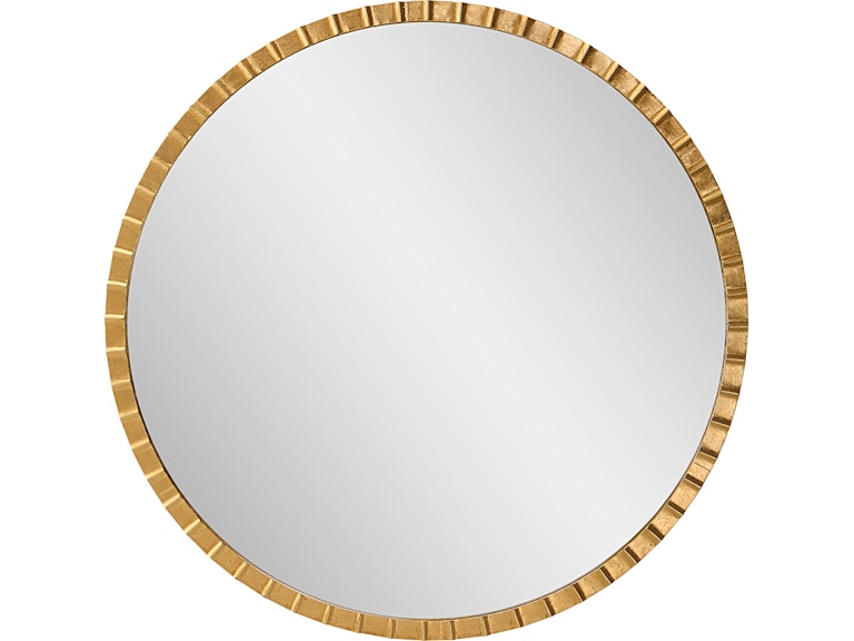 Uttermost Mirrors Dandridge Gold Round Mirror 09781 at Norwood Furniture