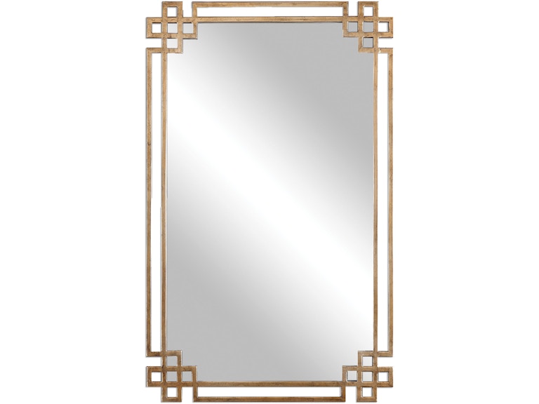 Uttermost Mirrors Devoll Antique Gold Mirror 12930 at Norwood Furniture