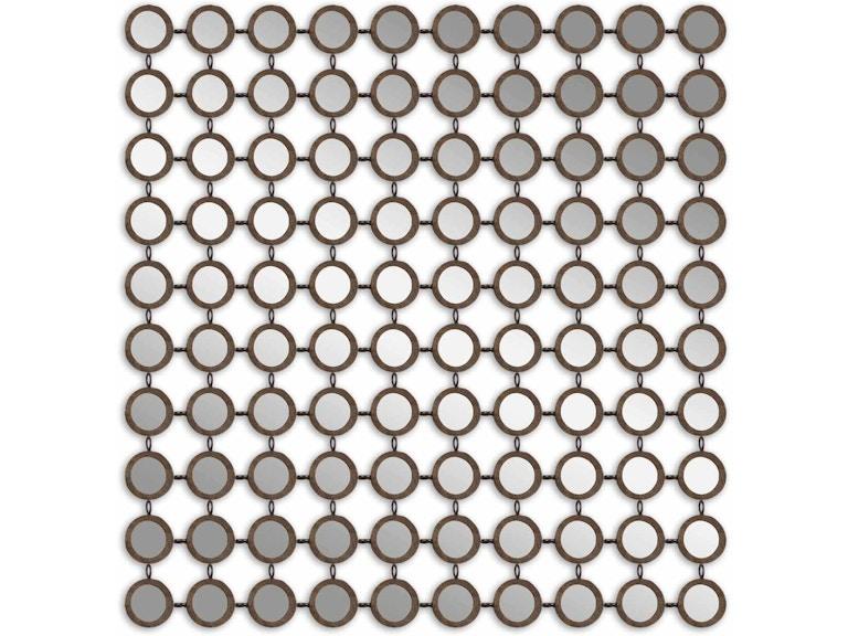Uttermost Mirrors Dinuba Antique Silver Champagne Mirror 12793 at Norwood Furniture