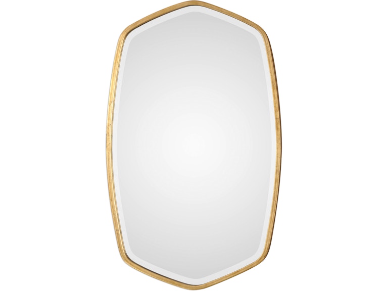 Uttermost Mirrors Duronia Antiqued Gold Mirror 09382 at Norwood Furniture