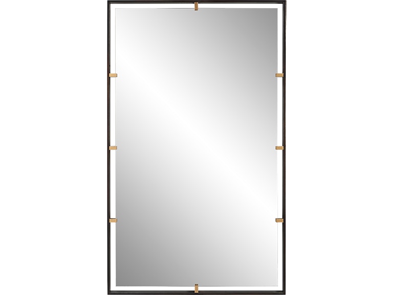 Uttermost Mirrors Egon Rectangular Bronze Mirror 09845 at Norwood Furniture