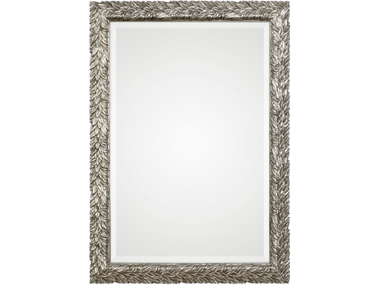 Uttermost Mirrors Evelina Silver Leaves Mirror 09359 At Norwood Furniture
