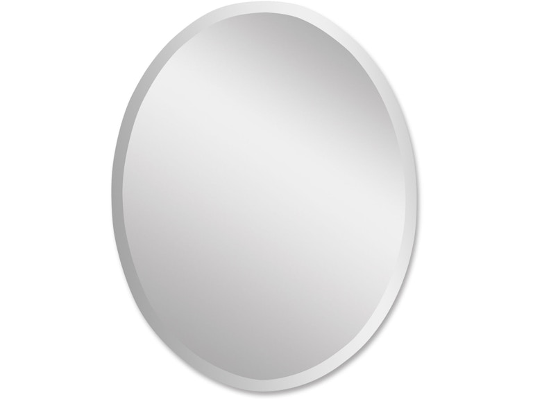 Uttermost Mirrors Frameless Vanity Oval Mirror 19580 B at Norwood Furniture