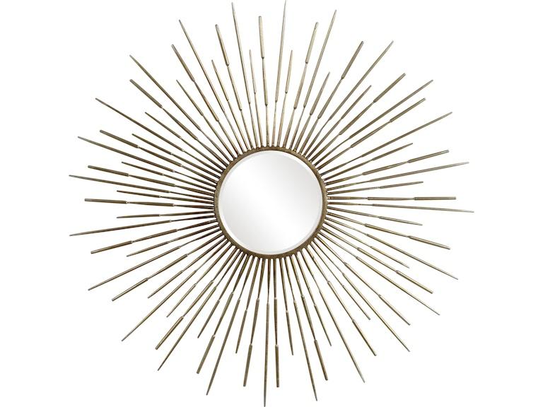 Uttermost Mirrors Golden Rays Starburst Mirror 09602 at Norwood Furniture