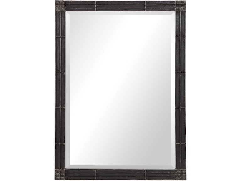 Uttermost Mirrors Gower Aged Black Vanity Mirror 09485 at Norwood Furniture