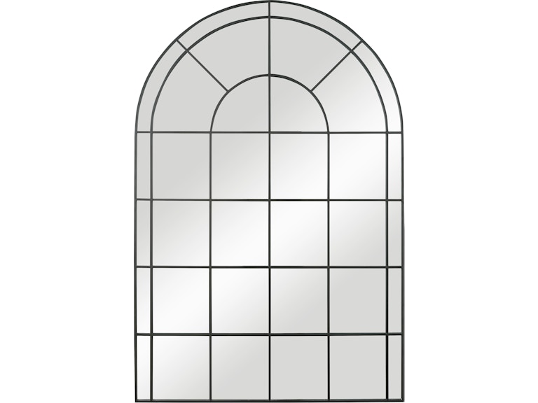 Uttermost Mirrors Grantola Black Arch Iron Mirror 09698 at Norwood Furniture