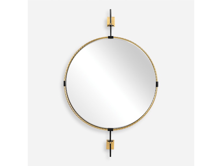 Uttermost Mirrors Guardrail Round Mirror 08215 at Norwood Furniture Uttermost Mirrors Guardrail Round Mirror 08215 at Norwood Furniture