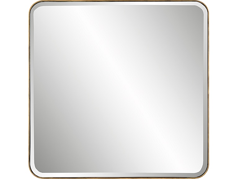 Uttermost Mirrors Hampshire Square Gold Mirror 09794 at Norwood Furniture