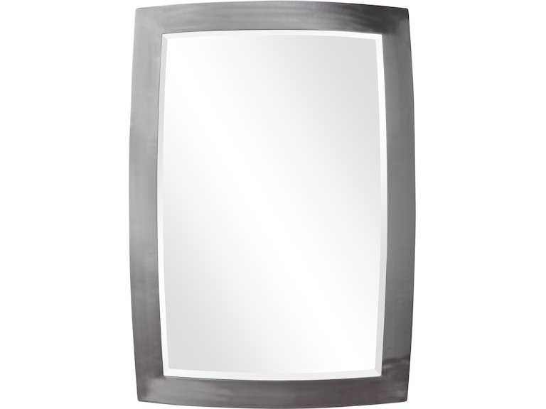 Uttermost Mirrors Haskill Brushed Nickel Mirror 09618 at Norwood Furniture