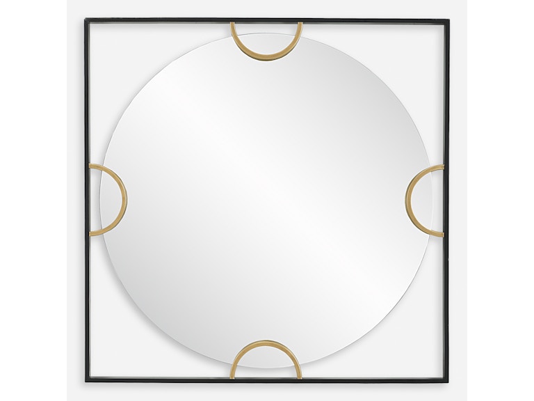 Uttermost Mirrors Hinson Square Mirror 09958 at Norwood Furniture