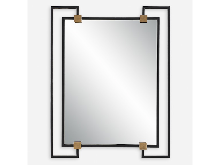 Uttermost Mirrors Ivey Rectangle Industrial Mirror 09957 at Norwood Furniture