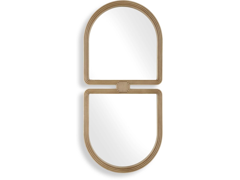 Uttermost Mirrors Jacques Art Deco Gold Mirror 08282 at Norwood Furniture