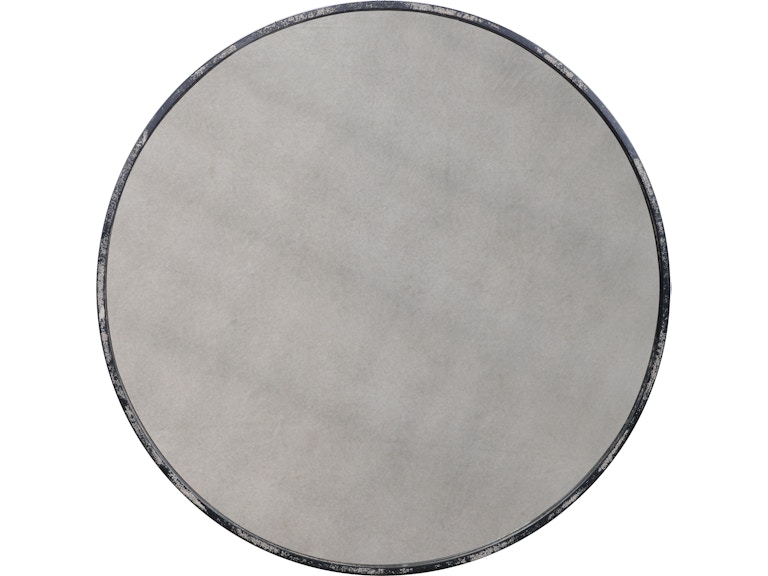Uttermost Mirrors Junius Antique White Round Mirror 09629 At Norwood Furniture