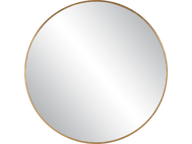 Uttermost Mirrors Junius Large Gold Round Mirror 09928 at Norwood Furniture