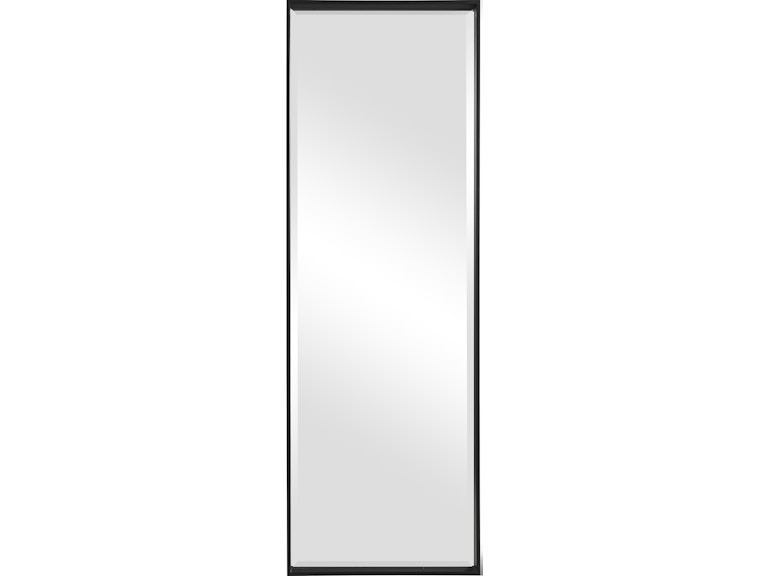 Uttermost Mirrors Kahn Oversized Black Rectangular Mirror 09712 at Norwood Furniture