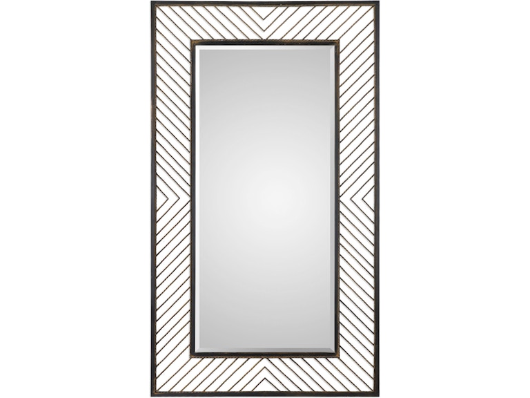 Uttermost Mirrors Karel Chevron Mirror 09245 at Norwood Furniture