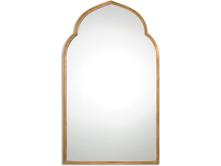 Uttermost Mirrors Kenitra Gold Arch Mirror 12907 at Norwood Furniture