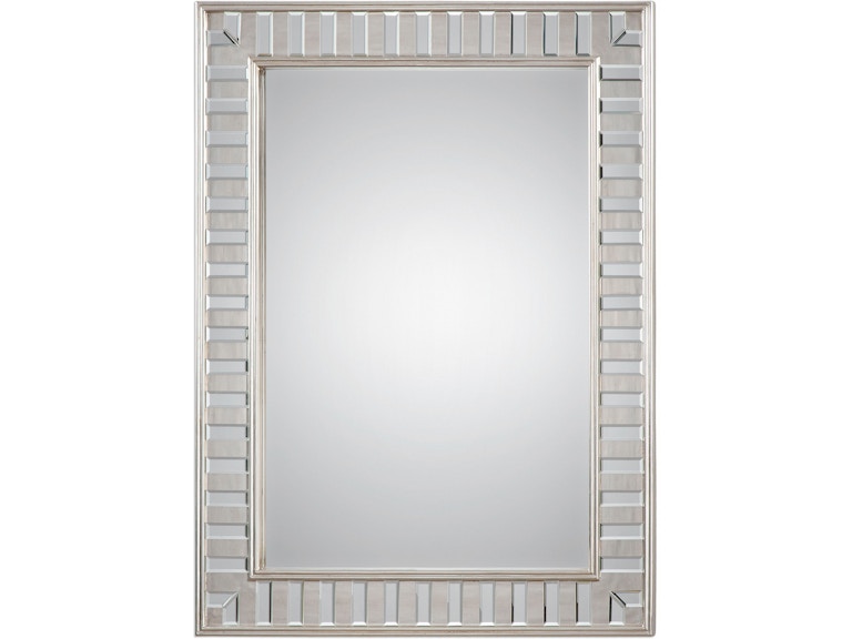 Uttermost Mirrors Lanester Silver Leaf Mirror 09046 at Norwood Furniture