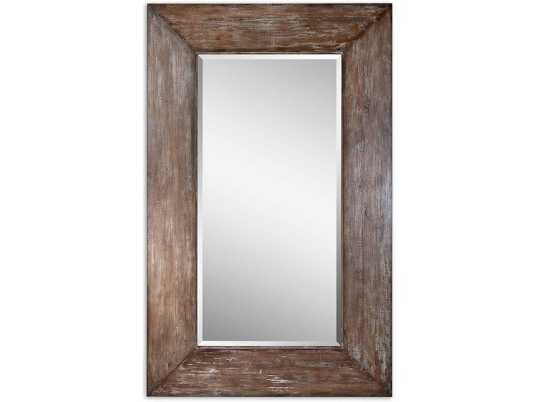 Uttermost Mirrors Langford Large Wood Mirror 09505 at Norwood Furniture