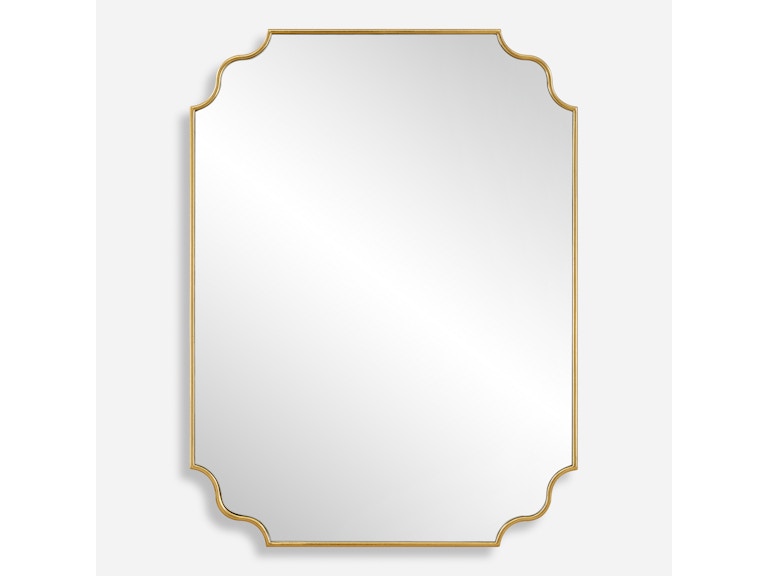 Uttermost Mirrors Lennyn Gold Vanity Mirror 09987 at Norwood Furniture
