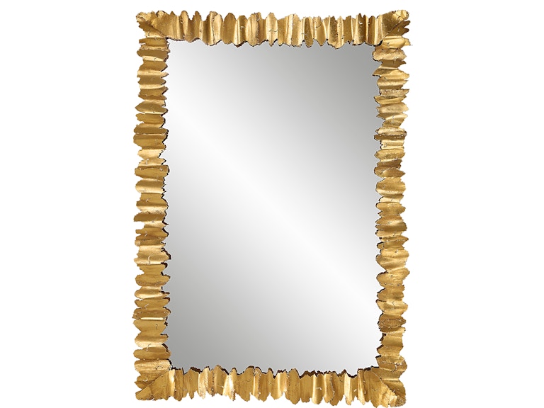 Uttermost Mirrors Lev Antique Gold Mirror 09825 at Norwood Furniture