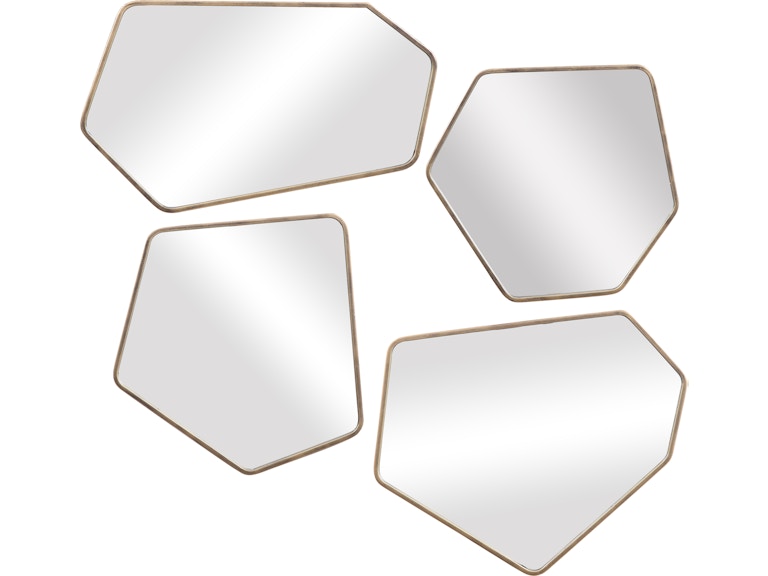 Uttermost Mirrors Linneah Modern Mirrors Set/4 09616 at Norwood Furniture
