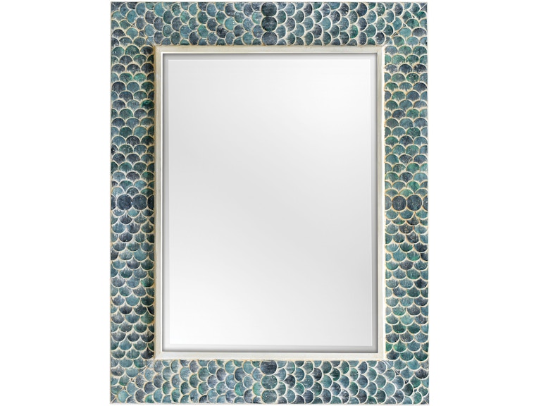 Uttermost Mirrors Makaria Coastal Blue Mirror 08157 At Norwood Furniture