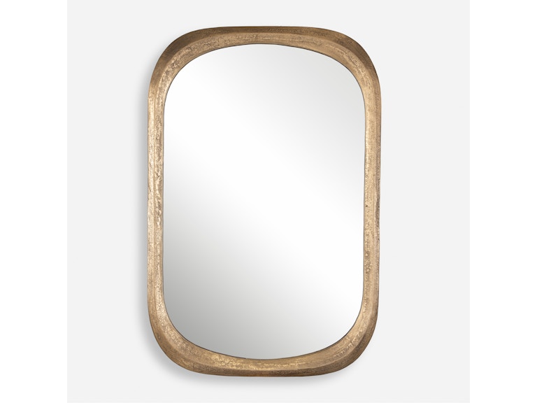 Uttermost Mirrors Malone Brass Mirror 08238 at Norwood Furniture