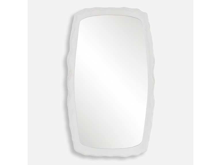 Uttermost Mirrors Marbella White Mirror 09966 at Norwood Furniture
